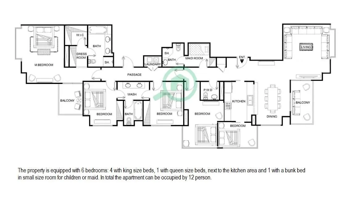 Elite Royal Apartment - Full Burj Khalifa & Fountain View - Luxurious - Largest Layout - Chairman Dubai 0*,  Förenade Arabemiraten